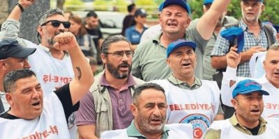 MENDERES BELEDİYESİ'NDE EMEKÇİLER GREV KARARI ALDI