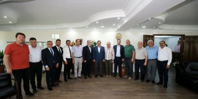 KONAK BELEDİYE BAŞKANI ABDÜL BATUR'DAN YALÇIN ATA'YA ZİYARET