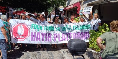 FOÇALILAR FOÇA BELEDİYESİNİ BASTI